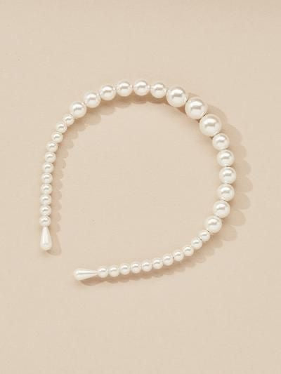 Diadema de Perlas delgada