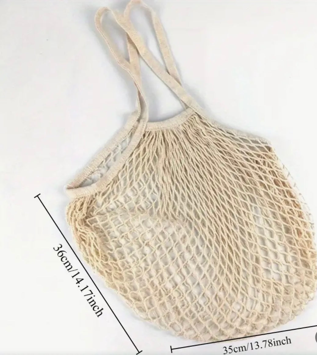 Bolso de malla en algodón