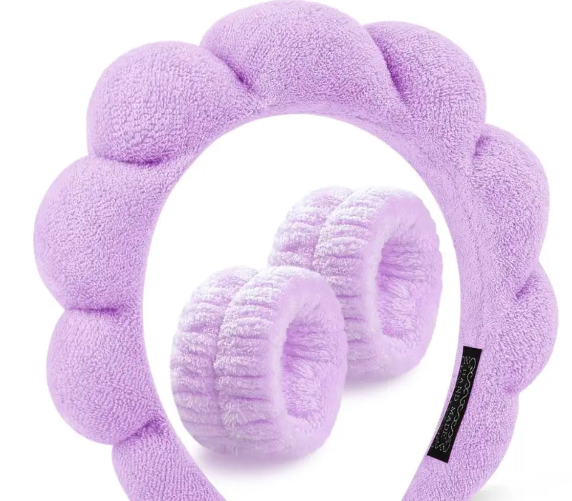 Diadema con muñequeras