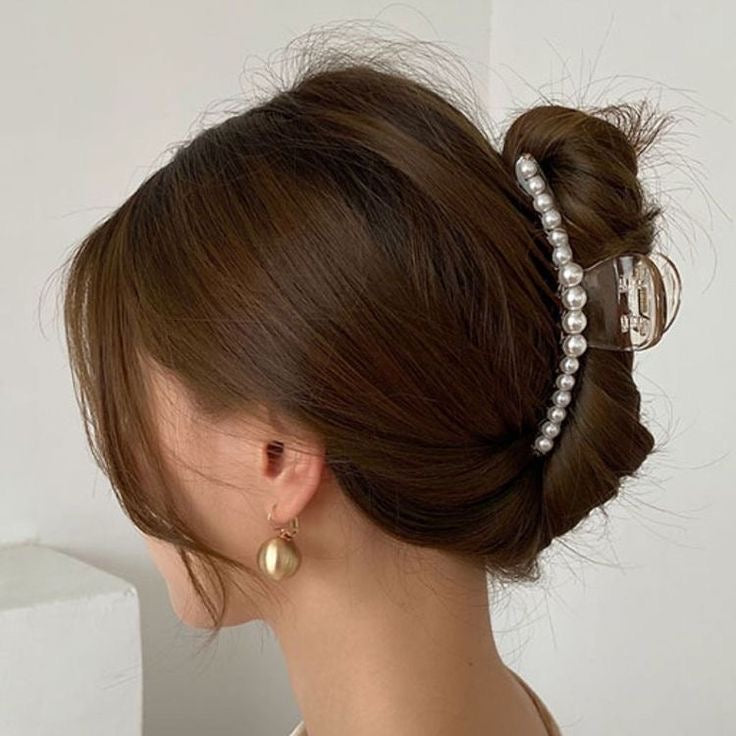 HairClip vintage de Perlas