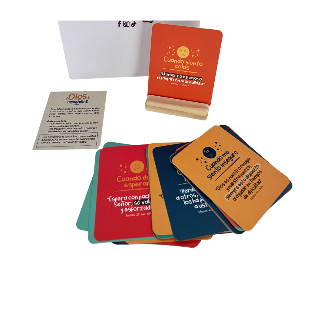 TARJETAS PARA MANEJO DE EMOCIONES EN NIÑOS