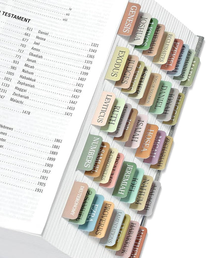 TABS PARA LIBROS EN LA BIBLIA