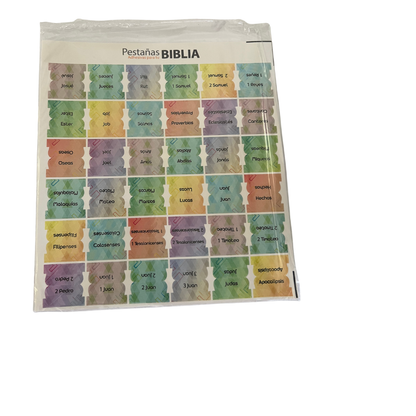 TABS PARA LIBROS EN LA BIBLIA