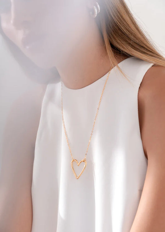 Cadena Larga de Corazón