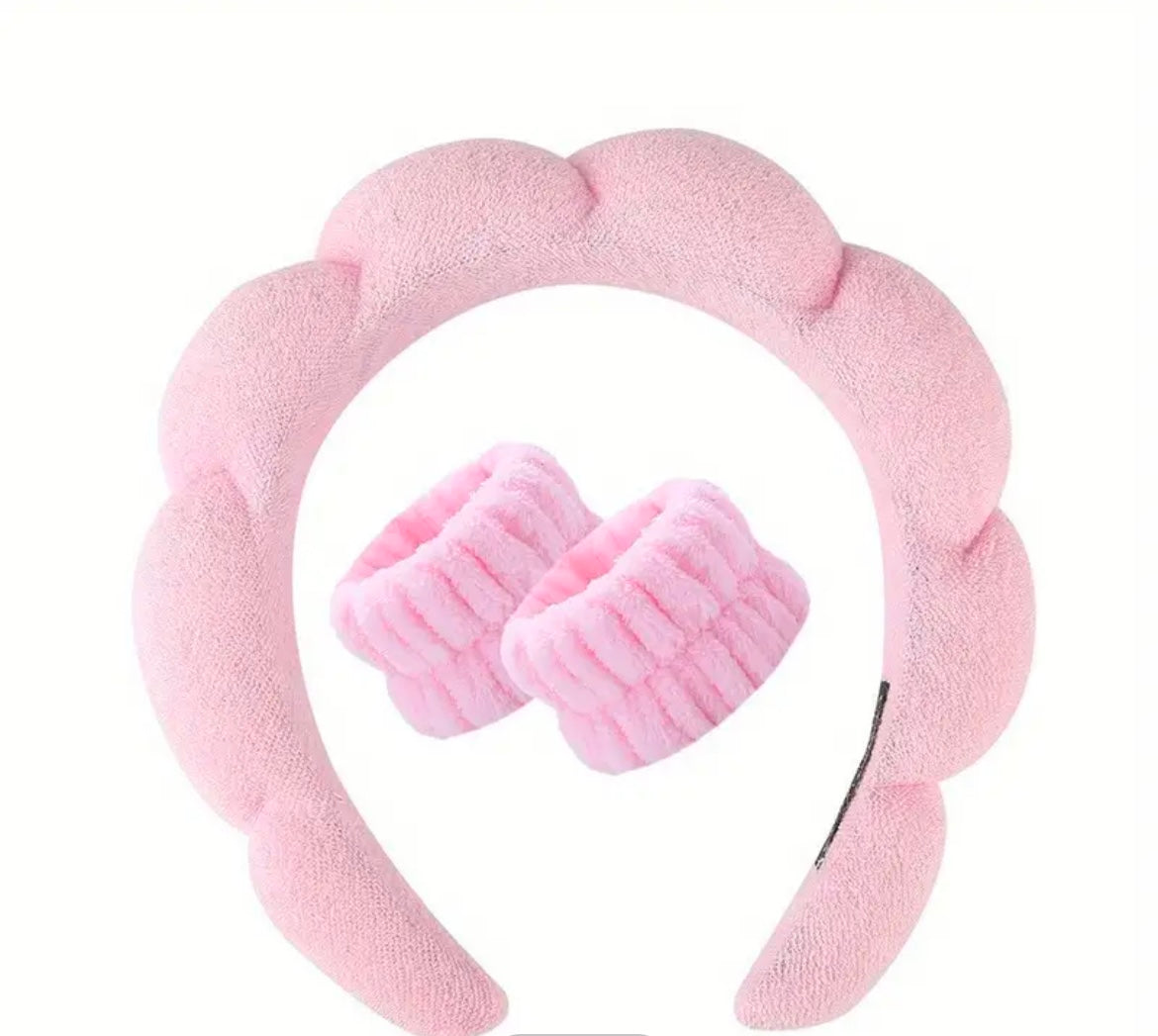 Diadema con muñequeras