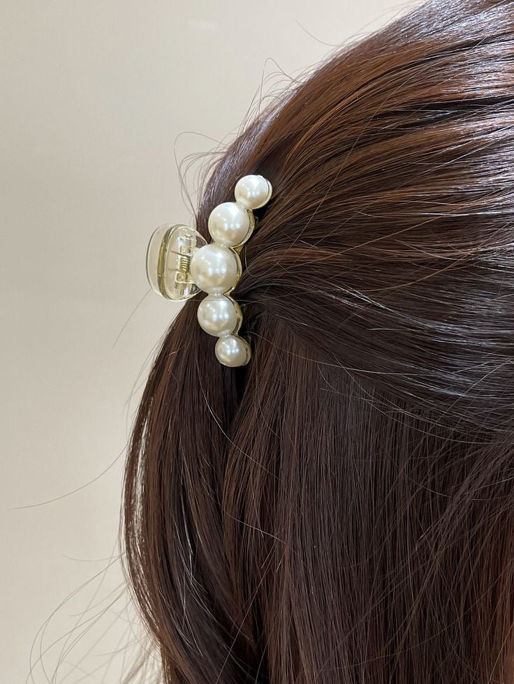 HairClip vintage de Perlas