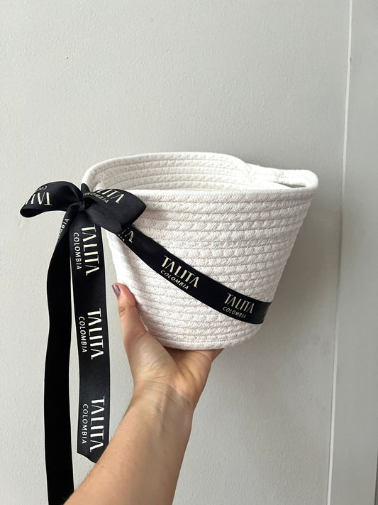 Canasta tejida TALITA COLOMBIA